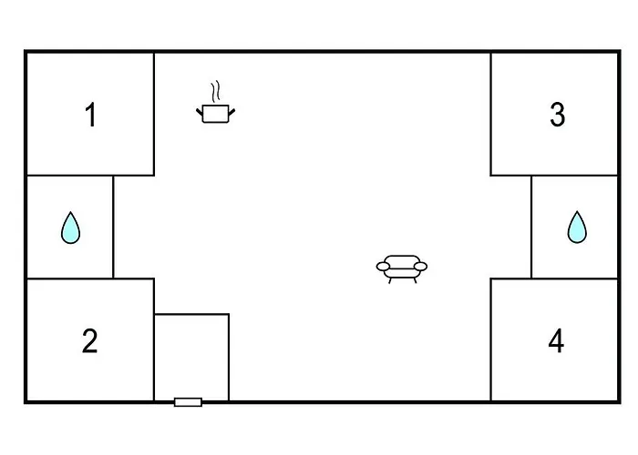 Дом отдыха 4 Bedroom Gorgeous In Oksbol (Syddanmark)